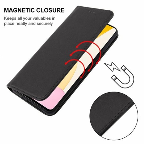 Чехол-книжка Magnetic Closure для Xiaomi 12 Lite - черный