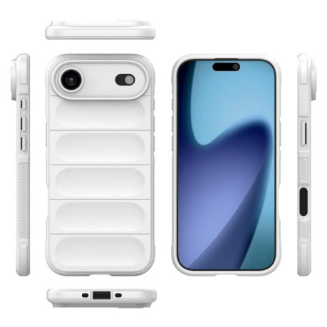 Силиконовый чехол Magic Flannel для iPhone Air - белый