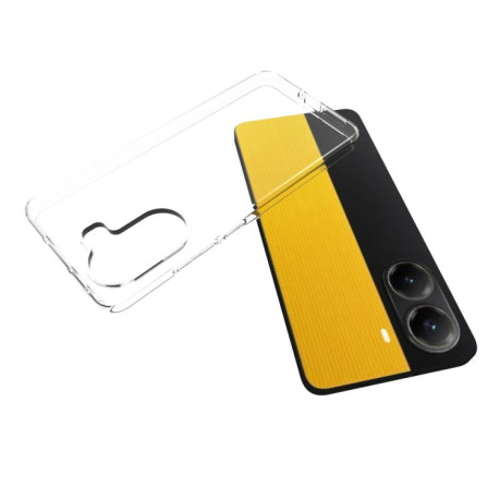 Протиударний чохол Waterproof Texture для Xiaomi Poco X7 Pro - прозорий