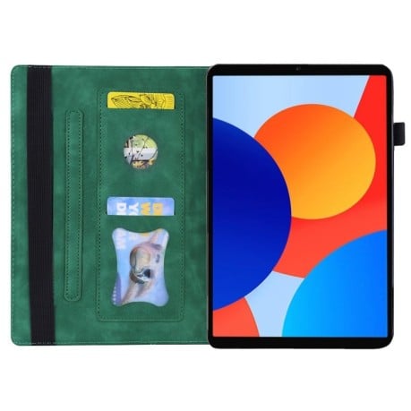 Чохол-книжка Splicing Series для Xiaomi Redmi Pad SE 8.7 4G - зелений