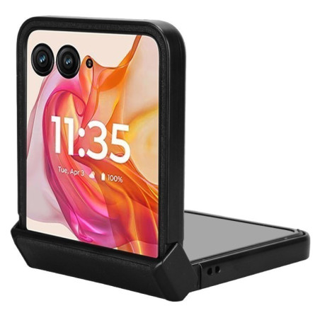 Протиударний чохол Sandskin Texture на Motorola Razr 50 Ultra - чорний