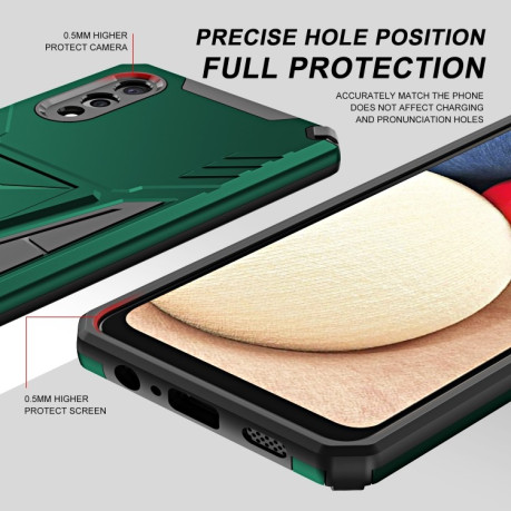 Протиударний чохол Super V Armor для Samsung Galaxy A03s - зелений