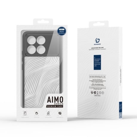 Противоударный чехол DUX DUCIS Aimo Series для Xiaomi Poco F6 Pro 5G - черный