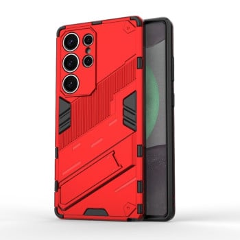 Протиударний чохол Punk Armor з підставкою на Samsung Galaxy S25 Ultra 5G - червоний