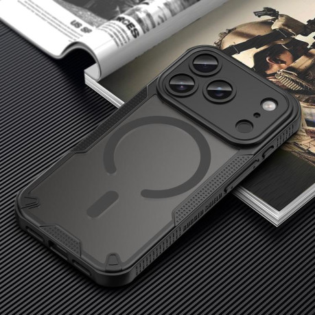 Противоударный чехол Armor Glaze MagSafe Magnetic для iPhone 17 Pro - черный