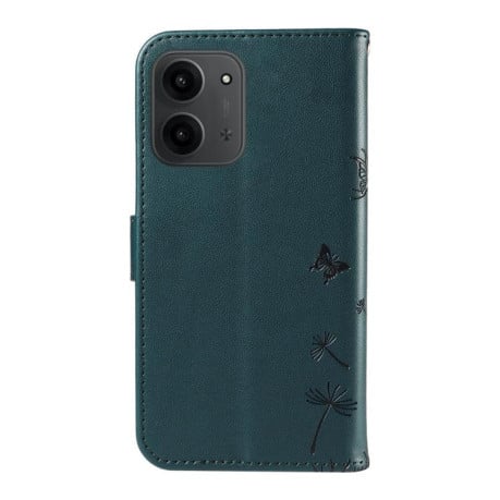 Чехол-книжка Dandelion Embossed Pattern Flip Leather на Xiaomi Redmi 15C 5G / 4G EU 173mm - синий