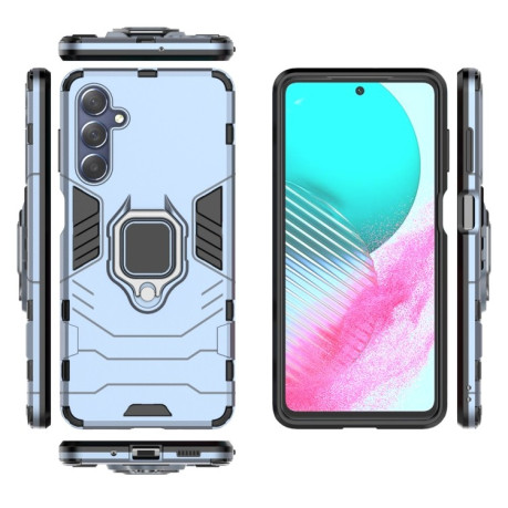 Противоударный чехол Magnetic Ring Holder на Samsung Galaxy M54 5G - синий