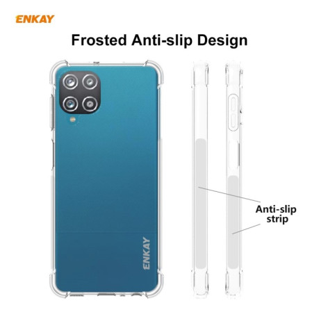 Противоударный чехол ENKAY Clear для Samsung Galaxy M32/A22 4G - прозрачный