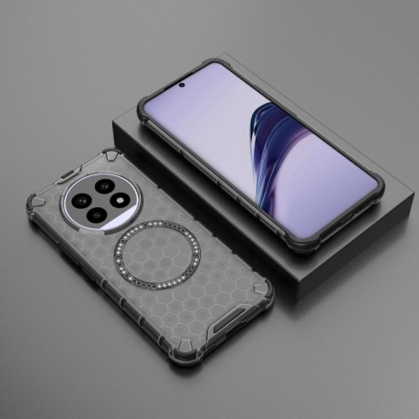 Протиударний чохол Honeycomb Magnetic Ring Shockproof Realme 13 Pro 5G Global - чорний