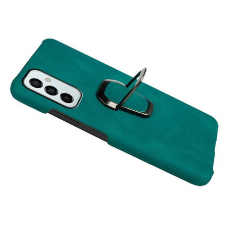 Противоударный чехол EsCase Ring Holder для Samsung Galaxy M23 - темно-зеленый