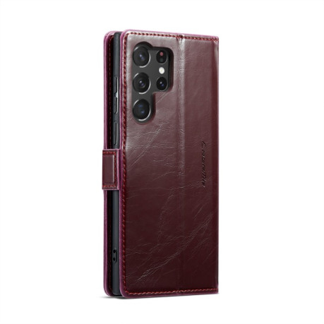 Чехол-книжка CaseMe 003 Series для Samsung Galaxy S23 Ultra 5G - красный