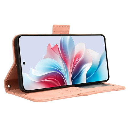 Чехол-книжка Skin Feel Calf на OPPO Reno11 F 5G / F25 Pro 5G - розовый