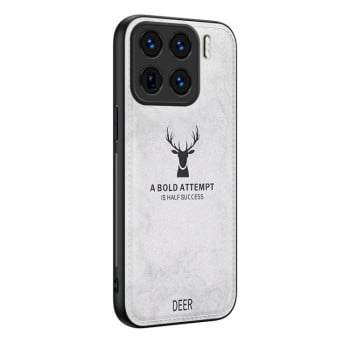 Ультратонкий чохол Deer Head Cloth Skin для Xiaomi 15 Pro 5G - білий