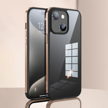Чохол протиударний SULADA Aviation Aluminum для iPhone 15 Plus - золотий