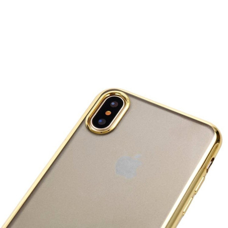 Ультратонкий чехол Electroplating Protective Case на iPhone XS Max серебристый