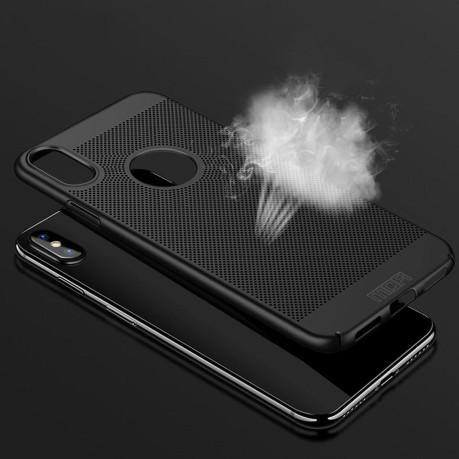 Ультратонкий чехол MOFI Breathable PC Ultra-thin All-inclusive iPhone XS Max -черный