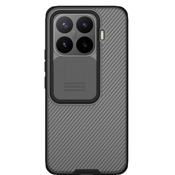 Протиударний чохол NILLKIN Black Mirror Pro Series Camshield зі шторкою на камер на Xiaomi 17T Pro 5G — прозорий/чорний