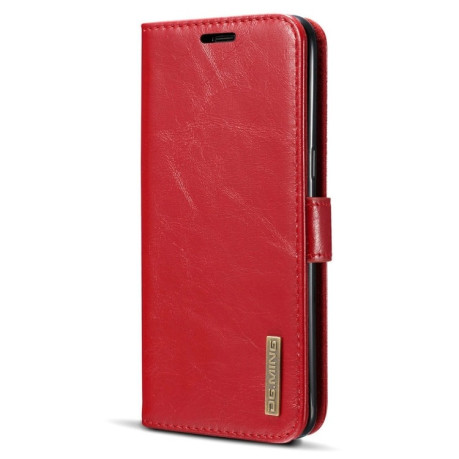 Кожаный чехол- книжка DG.MING Genuine Leather на Samsung Galaxy S8 /G950- красный