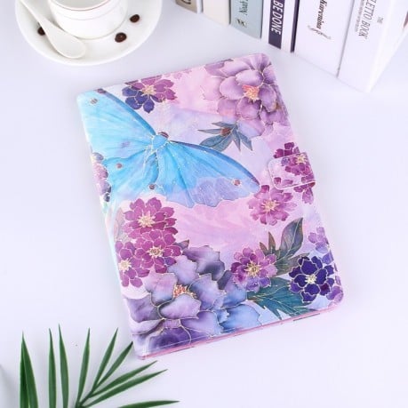 Чехол-книжка Silk Texture для iPad mini 6 - Peony Butterfly