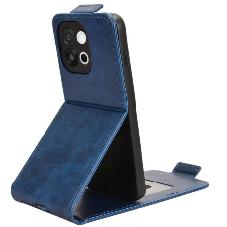 Чехол Magnetic Vertical Flip Leather для OnePlus 13T 5G - синий