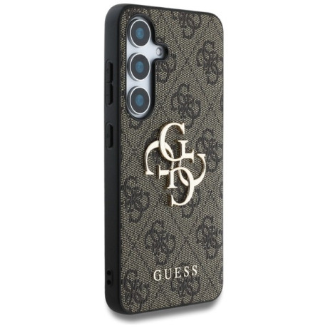Оригинальный чехол Guess Big 4G Logo Classic Logo  для Samsung Galaxy S25 Plus - Brown