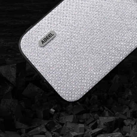 Чехол ABEEL Diamond Black Edge для Samsung Galaxy S23 FE 5G - серебристый