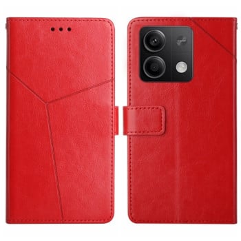 Чехол-книжка Y-shaped Pattern для Xiaomi Redmi Note 13 4G - красный