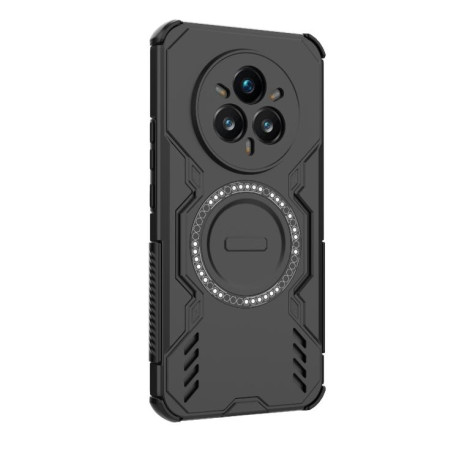 Протиударний чохол Armor Magnetic Ring для Realme 14 Pro+ 5G - чорний