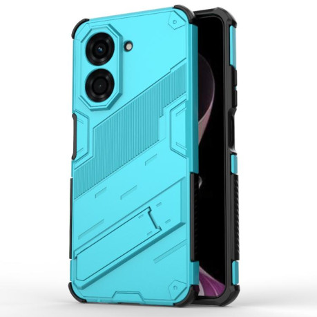 Противоударный чехол Punk Armor для Xiaomi Redmi A5 4G 171.1mm / Poco C71 5G - синий