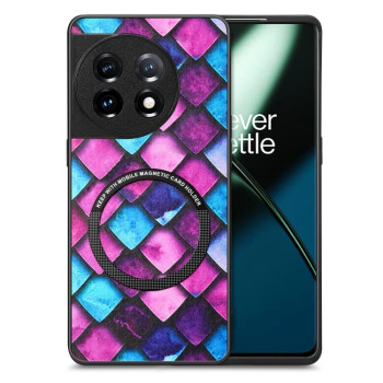 Протиударний чохол Colored Drawing (Magsafe) для OnePlus 11 - Purple Scales