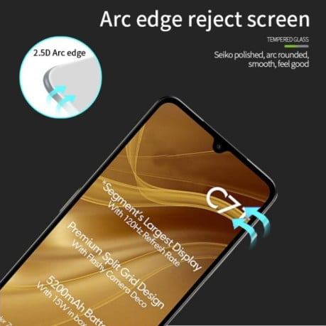 Защитное стекло MOFI 9H 3D Full Screen на Xiaomi Redmi A5 / Poco C71 - черное