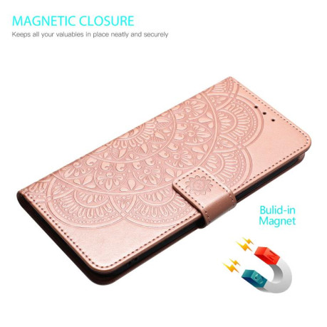 Чохол-книжка Flower Embossed Leather на Xiaomi Redmi Note 14 4G 164.48mm - золото
