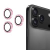 Защитное стекло на камеру ENKAY Aluminium для iPhone 17 Pro / 17 Pro Max - розовое