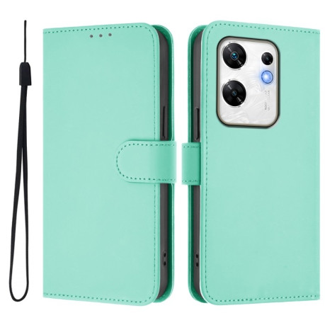 Чехол-книжка Skin Feel Solid Color Leather для Infinix Zero 30 4G - зеленый
