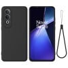 Силіконовий чохол Solid Color Liquid Silicone на OnePlus Nord CE 4 - чорний