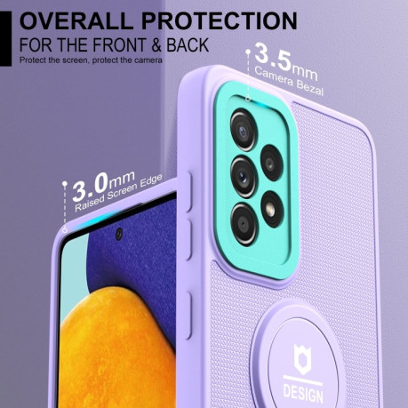 Противоударный чехол Small Tail Holder для Samsung Galaxy A33 5G - фиолетовый