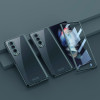 Протиударний чохол GKK Integrated Electroplating + Glass для Samsung Galaxy Fold4 - зелений