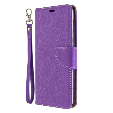 Чохол-книжка Texture Single на Samsung Galaxy A21- пурпурний