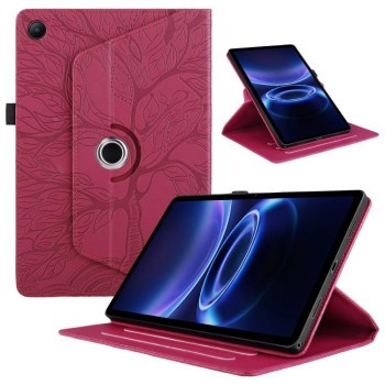 Чохол-книжка Tree Life Embossed Rotation Leather на Xiaomi Redmi Pad 2 SE 9.7 2026 — червоний