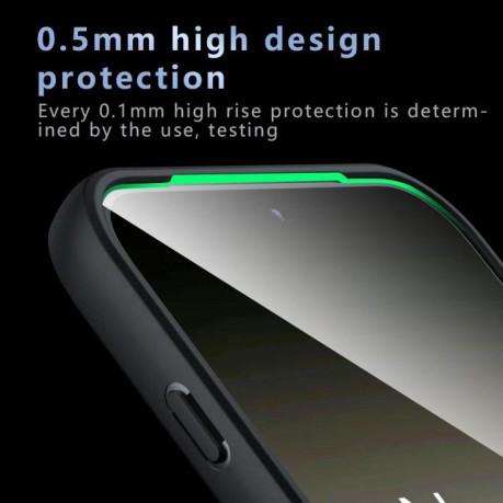 Противоударный чехол Armor Precise Hole гибрид на OnePlus 15R — матовый чёрный
