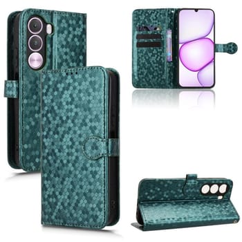 Чехол-книжка Honeycomb Dot на Realme C100i 4G / C100x 4G — зелёный