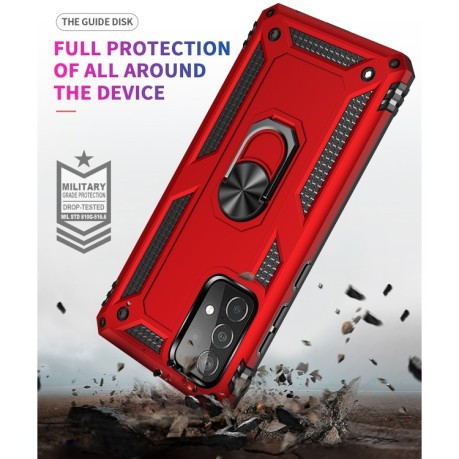 Противоударный чехол 360 Degree Rotating Holder на Samsung Galaxy A52/A52s - красный