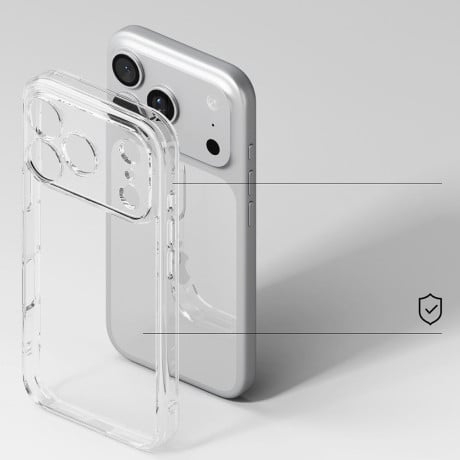 Оригінальний прозорий чохол Ringke Fusion на iPhone 17 Pro - Clear
