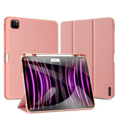 Чохол-книжка DUX DUCIS Domo Series для iPad Pro 13 2024 - рожевий
