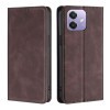 Чехол-книжка Retro Skin Feel Business Magnetic на OPPO A3 - темно-коричневый