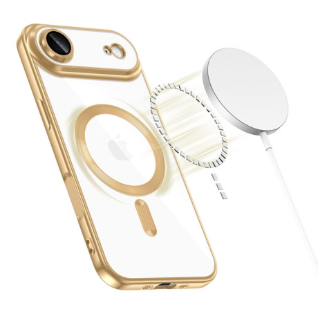 Чохол Tech-Protect MagFlex MagSafe на iPhone Air - Transparent Gold