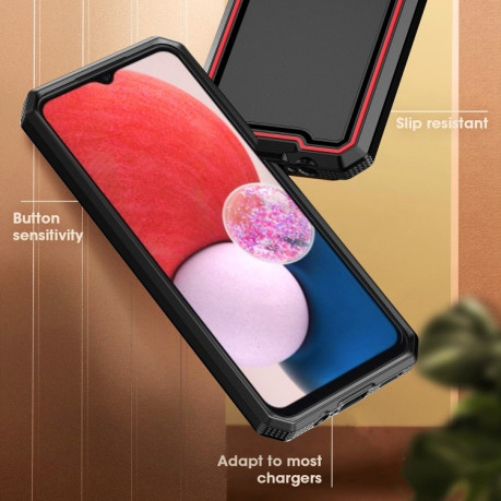 Противоударный чехол Armour Two-color для Samsung Galaxy A14 5G - черно-красный
