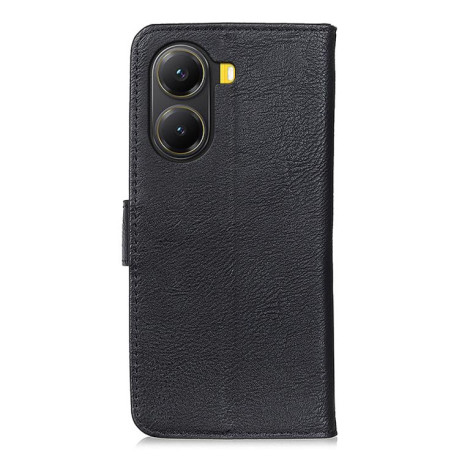 Чохол-книжка KHAZNEH Cowhide Texture на Xiaomi Poco X7 Pro - чорний