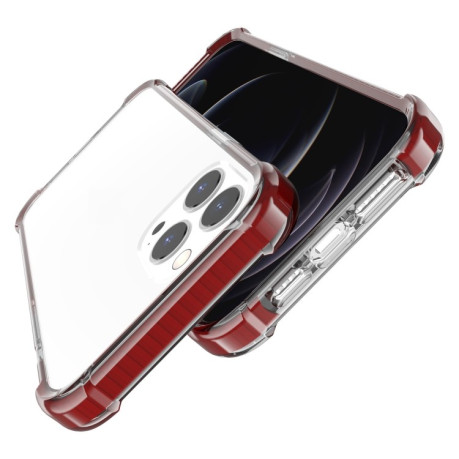 Противоударный акриловый чехол Four-corner на iPhone 13 Pro Max - коричневый