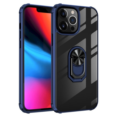Протиударний чохол Acrylic Ring Holder для iPhone 14 Plus - прозоро-синій